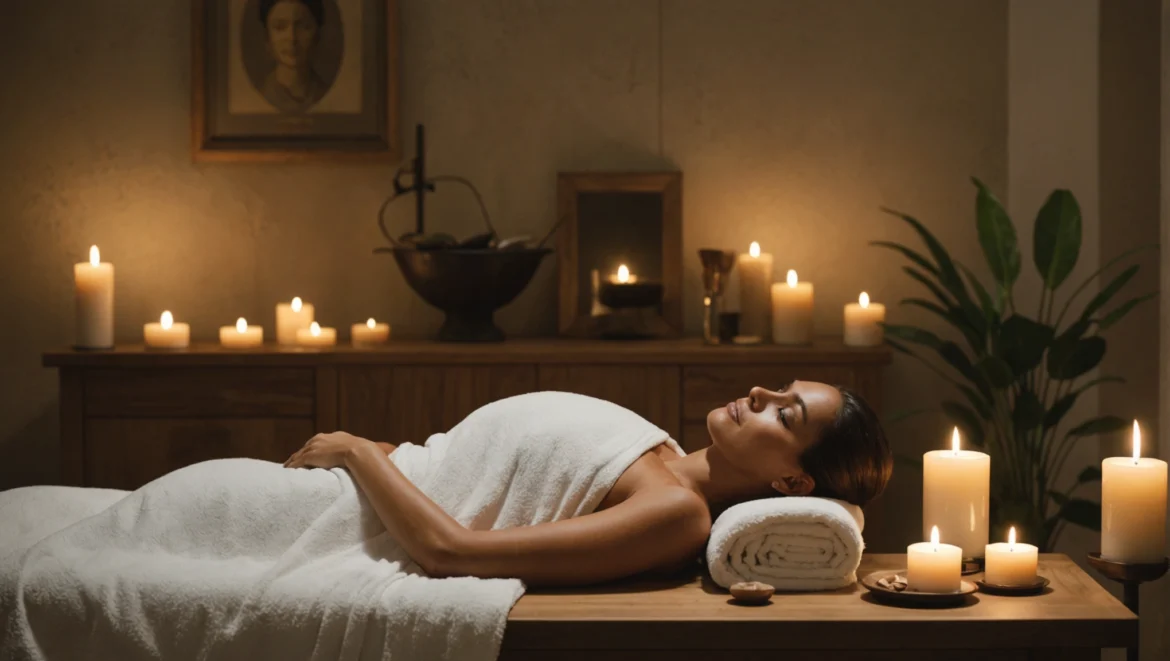 une femme en institut de beauté